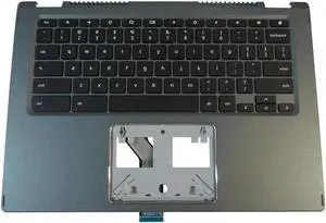 Aomoproing replacement keyboard for Acer Chromebook Spin CP514-1HH Green with Palmrest 6B.A3TN7.020