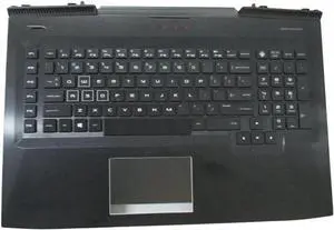 Aomoproing replacement keyboard for HP OMEN 17-AN 17T-AN with Palmrest Backlit including Touchpad L14993-001