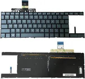 Aomoproing Replacement keyboard for Asus ZenBook Duo UX4100E UX4000 Laptop Backlit Keyboard us 01 NSK-W1001