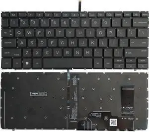 Aomoproing  replacement keyboard for HP EliteBook 840 G7 840 G8 845 G7 745 G7 745 G8 US Backlit
