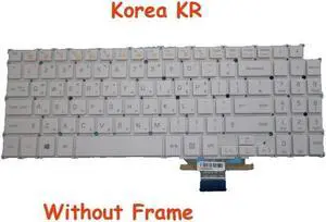 Aomoproing  Keyboard For 15Z950 15U560 SG-80100-XRA SN5844 AEW73609801 KR Korea White color
