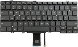 Aomoproing  Replacement Keyboard With backlight for Dell LatituDE 7300 5300 5200 2 in 1