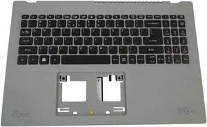 Aomoproing replacement keyboard for Acer Aspire Vero Green AV15-51 Gray color with Palmrest Backlit 6B.AY2.001
