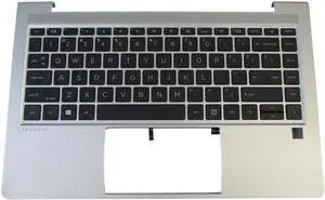 Aomoproing replacement keyboard for HP ProBook 440 G8 445 G8 with Palmrest Backlit M23769-001