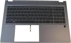 Aomoproing replacement keyboard for HP ZBook Fury 15 G7 with Palmrest Backlit M17095-001