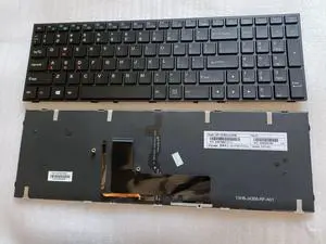 Aomoproing  replacement keyboard for Clevo Sager NP8652 NP8650 NP8670 NP8671 Gaming US with Backlit frame