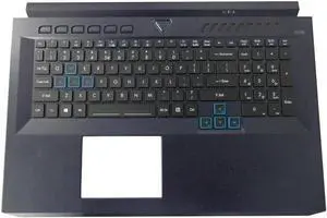 Aomoproing replacement keyboard for Acer Predator Helios 500 PH517-51 Palmrest including 6B.Q3NN7.030