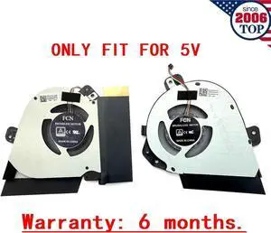 Aomoproing Gpu and Cpu cooling fan for Asus ROG Zephyrus GA502D GA502DU GU502 GU505 GU505DU