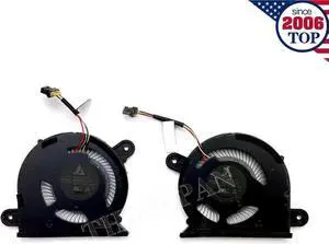 Aomoproing Gpu and Cpu cooling fan for DELL XPS 13 9300 9310 P/N: 0WX28K 0FRK0V
