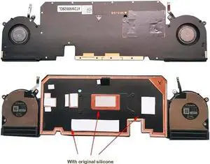 Aomoproing Cpu cooling fan for Heatsink Dell XPS 13 7390 2-in-1 AT2WX002SCL 0VDFK8