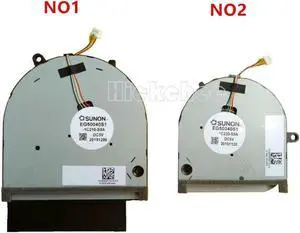 Aomoproing Gpu and Cpu cooling fan for HP ENVY 17m-CG TPN-C146 L87962-002 L87961-001