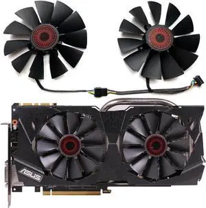 Aomoproing Cooling fan for Asus GTX970 980 980Ti 780 780Ti R9 285 Graphics Card Spare