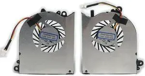 Aomoproing Gpu and Cpu cooling fan for MSI GS60 6QD 6QE 6QC 2QE 2PE 2PC 2QD 3 Pin