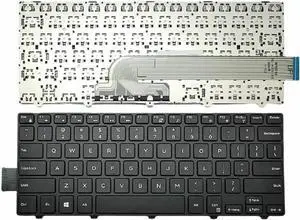 Aomoproing  Keyboard for Dell Inspiron 14-3000 5447 5442 7447 Series Without Foil Replacment keyboard US