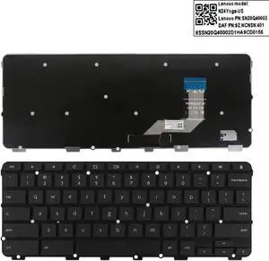 Aomoproing  Keyboard for LENOVO CHROMEBOOK 100E N24 N3350 BLACK FRAME BLACK (Win8) US