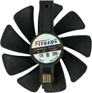 Aomoproing GPU cooling fan for Sapphire Nitro+ RX590 RX580 RX570