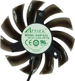Aomoproing GPU cooling fan for GTX 660 GTX 970 Dual GA