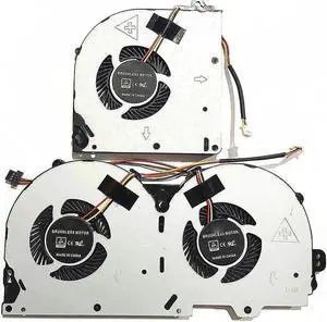 Aomoproing Gpu and Cpu cooling fan for Hasee T97 T96 T96E T96C T97C T97E cleve P950 P950HP 3wire