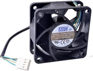 COOLING REVO DS06025B12U 12V 0.70A 60mm 60x60x25mm fan Computer CPU 4 wire 4pin double ball bearing large air volume cooling fan