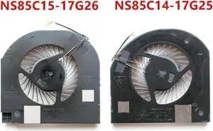 Aomoproing Gpu and Cpu cooling fan for Dell precision 7730 7740 M7730 M7740 radiation