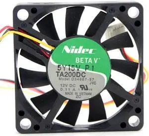TA200DC D34667-57 5cm 5010 50x50x10mm 50mm fan 12V 0.11A ultra-thin silent cooling fan