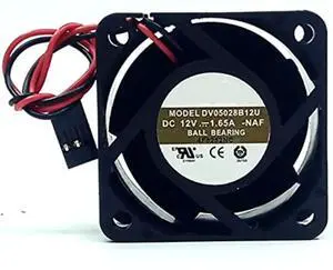 for DV05028B12U 12V 1.65A 15000RPM 50X50X28MM 2-Wire Cooling Fan