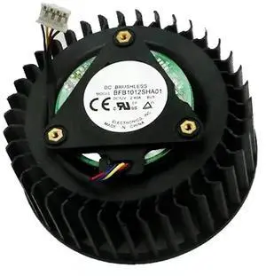 Graphics Card Cooling Fans Suitable forforAMD ATI Radeon HD3870 HD2900 Series Desktop BFB1012SHA01 75mm 12V 2.40A 4 Pin Video Card Cooler Fans GPU Fan