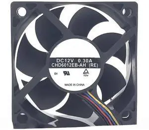 for 6CM Fan 6020 12V 0.30A 4pin Power Supply CPU Cooling Fan CHD0612EB-AE for 6CM Fan 6020 12V 0.30A 4pin Power Supply CPU Cooling Fan CHD0612EB-AE