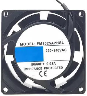 for 8025 8CM axial Flow Fan 0.08A Ultra Quiet Chassis Cabinet Cooling Fan FM8025A2HSL