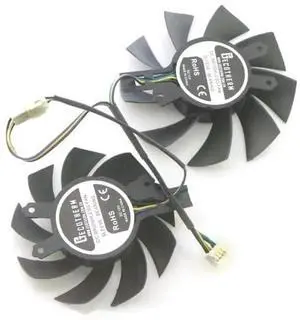 GA72S2U GA82S2H 12V 65mm 75mm VGA Fan for GTX1660 1660S 1660ti 6GB Graphics Card Cooling Fan