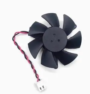 DC12V Graphics Card Cooling Fan FS1250-A1142A FS1250A1342A 0.19A 2-Lines Server Round Fan