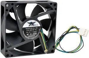 EFB-08E12H-P2 8cm 80mm fan 80x80x25mm DC12V 0.35A 4pin cooling fan for computer CPU