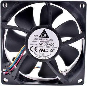 QFR0812UH 7416G-A00 8cm 8025 80mm fan DC12V 0.87A server chassis CPU cooling fan