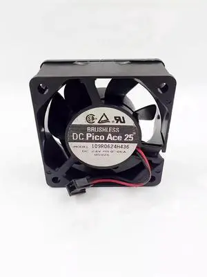 DC24V 0.06A 109R0624H436 6025 6cm 2-wire inverter cooling fan