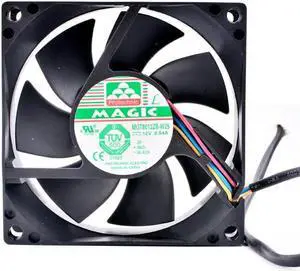 MGT8012ZB-W25 8cm 8025 80mm fan 80x80x25mm DC12V 0.54A Server chassis power supply large air volume cooling fan