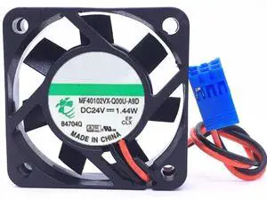 for MF40102VX-Q00U-A9D 24V 1.44W 40X40X10MM 2-Wire Cooling Fan for MF40102VX-Q00U-A9D 24V 1.44W 40X40X10MM 2-Wire Cooling Fan