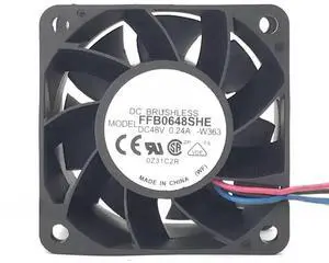 for FFB0648SHE 6038 dc48V 0.24A 6CM Inverter Cooling Fan 60X60X38MM