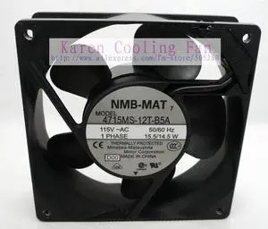 nmb 12038 AC 115V 50/60Hz 15.5W/14.5W 4715MS-12T-B5A Cooling Fan nmb 12038 AC 115V 50/60Hz 15.5W/14.5W 4715MS-12T-B5A Cooling Fan
