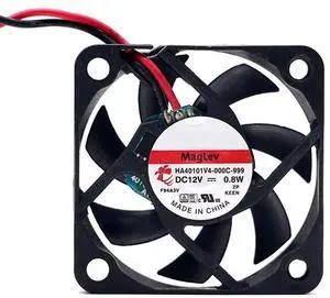DC12V 0.8W HA40101V4-000C-999 4010 4cm 2-Wire Super Silent Cooling Fan