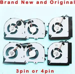 (4-wires,4-pin)New CPU+GPU FAN FOR P950RF P950RD P950RC P955RT1 P955RT3 P955ET1 P955ET3 P960RN P960RF P960RD P960RC P970RN P970RF P970RD P970RC