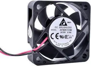 AFB0512HB 5cm 5015 50x50x15mm DC 12V 0.15A Double ball bearing large air volume cooling fan