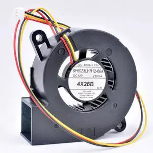 SF6023LHH12-06A 60x60x23mm 60mm fan DC12V 250MA 4X28B Turbo blower cooling fan suitable for projectors and retrofit cooling SF6023LHH12-06A 60x60x23mm 60mm fan DC12V 250MA 4X28B Turbo blower cooling fan suitable for projectors and retrofit cooling