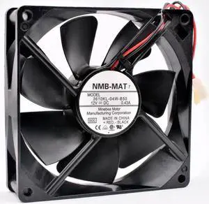 3610KL-04W-B50 9cm 92mm fan 92x92x25mm DC12V 0.43A 2 wires 2pin double balls large air volume cooling fan for UPS power supply