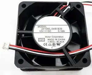 DC12V 0.16A 2410ML-04W-B39 C21 6025 6cm 3-wire axial flow cooling fan