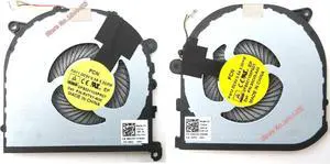 New Laptop CPU Cooling Fan for Dell XPS 15 9550 Series CPU & GPU Cooling Fan DFS501105PR0T DFS501105PQ0T 0RVTXY 036CV9 L+R