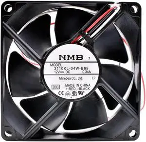 3110KL-04W-B69 8cm 8025 DC 12V 0.34A Dual ball server power supply DLP large screen cooling fan 3110KL-04W-B69 8cm 8025 DC 12V 0.34A Dual ball server power supply DLP large screen cooling fan