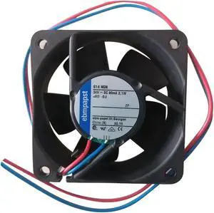 ebmpapst PAPST 60*60*25 24V 6850r/min Axial fan 614NGHH 614N/2HH 614NGN Cooling fan DC Fan