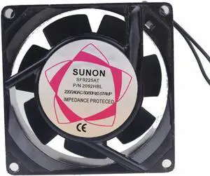 Hot sale SUNON 9225 ball 9cm fan SF9225AT.2092HSL cooling fan 220v axial fan