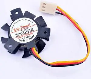 ST4010HS diameter 37mm mounting hole pitch 27mm DC12V 0.08A 0.96W 3 lines cooling fan for ITX soft router heat sink