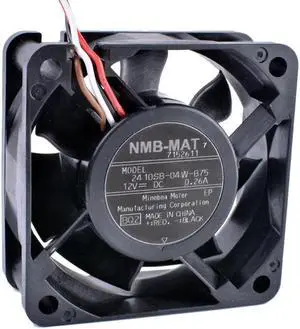 2410SB-04W-B75 6025 60mm fan 60x60x25mm 12V 0.26A 4 wire 4pin double ball bearing large air volume cooling fa 2410SB-04W-B75 6025 60mm fan 60x60x25mm 12V 0.26A 4 wire 4pin double ball bearing large air volume cooling fa